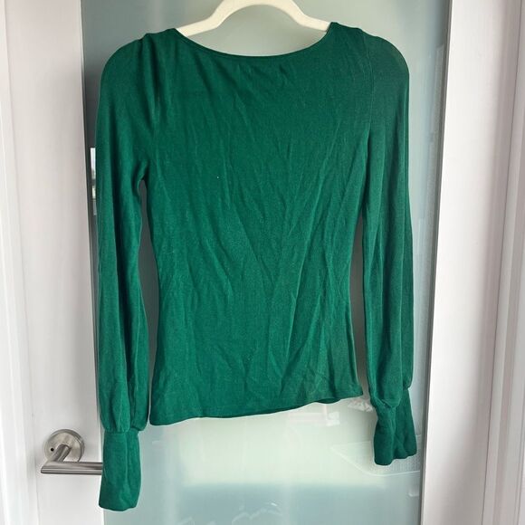 Reformation Green Isla Square Neck Top‎ - Picture 5 of 7